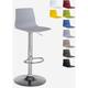 Tabouret bar de cuisine design mat réglable en hauteur Grand Soleil Imola Matt Couleur: Gris