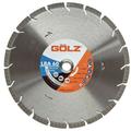 Gölz - Disque diamant LBA60, coupe à sec et à eau - pour scie à sol ou découpeuse - ø 300 mm /