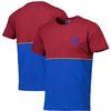 Men's Burgundy/Blue Barcelona Block West T-Shirt