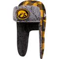 Men's New Era Black Iowa Hawkeyes Plaid Trapper Hat