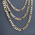 Gold Figaro Chain, 14K Chain Necklace For Men, Necklace, Men Solid