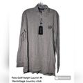 Polo By Ralph Lauren Shirts | Golf Ralph Lauren Hermitage Country Club Sweater Wool/Silk Grey M Nwt | Color: Gray | Size: M