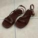 Madewell Shoes | Madewell Mabel Asymmetric Strap Sandals | Color: Brown | Size: 8.5