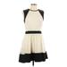 RACHEL Rachel Roy Cocktail Dress - A-Line: Ivory Jacquard Dresses - Women's Size 10