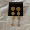 Rebecca Minkoff Jewelry | Brand New - Gold Drape Earrings | Color: Gold | Size: Os