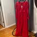 J. Crew Dresses | J. Crew Nwt Long Maxi Red Puff Sleeve Button Front Dress | Color: Red | Size: 8