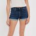 American Eagle Outfitters Shorts | Ae American Eagle High V-Rise Shortie Denim Shorts Size 14 Roll Cuff | Color: Blue | Size: 14