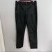 Madewell Pants & Jumpsuits | Madewell Waxed “Leather” Cotton Chinos Black Size 6 | Color: Black | Size: 6