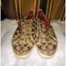 Coach Shoes | Coach Brown & Gold Low Top Sneakers | Color: Brown/Gold | Size: 11