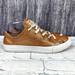 Converse Shoes | Converse All Star Chuck Taylor Junior Size 4 Gold Laser Cut Mesh Lace Up Shoes | Color: Gold | Size: 4g