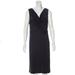 Tory Burch Dresses | New Tory Burch Silk Midi Dress W/ Tags (Large) | Color: Black | Size: L