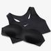 Nike Intimates & Sleepwear | Nike Dri-Fit Swoosh Women's Medium-Support 1-Piece Pad Sports Bra L | Color: Black | Size: L