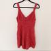 American Eagle Outfitters Pants & Jumpsuits | American Eagle Outfitters Red Polka Dot Romper | Color: Red/White | Size: M