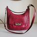 Coach Bags | Coach Kristen Woven Leather Crossbody Bag Shoulder Bag Hobo Pristine Condition | Color: Red | Size: Os