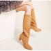 Anthropologie Shoes | New Anthropologie Silent D Kitten Heeled Riding Boots | Color: Tan | Size: 6