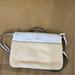 Kate Spade Bags | Kate Spade Women's Leila Straw Triple Gusset Crossbody Bag In White/Beige | Color: Cream/White | Size: Os