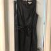 Michael Kors Dresses | Michael Kors Black Leather Dress | Color: Black | Size: 8