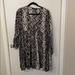 Zara Dresses | Leopard Print Frock | Color: Black/White | Size: 6