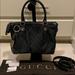 Gucci Bags | Gucci Black Canvas Monogram Bag | Color: Black | Size: 13”X9”X5.5”