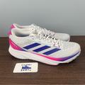Adidas Shoes | Adidas Adizero Sl Running Shoes White/Lucid Blue/Fuscia Gv9095 Men’s Sz 12 | Color: Pink/White | Size: 12