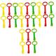 Garneck 24 Pcs Baby Pull Tab Portable Baby Bed Hook Cot Baby Stuff Portable Crib for Baby Crib Pull Ring Infant Bed Ring Infant Pull Ring Infant Supply Toddler Stand up Hard Plastic Rings