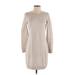 Old Navy Casual Dress - Sweater Dress: Tan Dresses - Women's Size Small