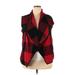 Fleece Jacket: Red Plaid Jackets & Outerwear - Women's Size 2X-Large