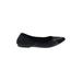 Skechers Flats: Ballet Chunky Heel Casual Black Solid Shoes - Women's Size 10 - Pointed Toe