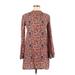 For Love & Lemons Casual Dress: Brown Baroque Print Dresses - Women's Size Small