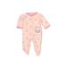 Child of Mine by Carter's Long Sleeve Outfit: Pink Print Bottoms - Size Newborn