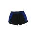 Under Armour Athletic Shorts: Blue Color Block Activewear - Women's Size X-Small