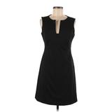 CATHERINE Catherine Malandrino Casual Dress - A-Line Keyhole Sleeveless: Black Solid Dresses - Women's Size 8