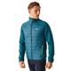 Regatta Mens Hybrid Full Zip Jacket Padded Coat, Moroccan Blue(Citron Lime), M EU