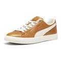Puma Mens Clyde Paris Lace Up Sneakers Shoes Casual - Brown, Amber-frosted Ivory, 10