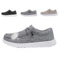 Mens Casual Slip on Shoes Walking Trainers Mens Casual Shoes Deck Shoes for Men Casual Shoes Lightweight Trainers Mens Trainers Casual Comfortable Shoes with Low Arch Support,Gray,41/255mm