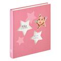 walther Design Photo Album Pink 28 x 30,5 cm Baby Album with Punched Cover, Baby Estrella UK-133-R