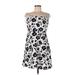 Old Navy Casual Dress: Ivory Floral Motif Dresses - Women's Size Large