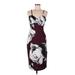 Venus Cocktail Dress - Slip dress: Burgundy Print Dresses - Women's Size Medium