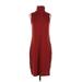 Old Navy Casual Dress - Midi: Burgundy Solid Dresses - New - Women's Size Small