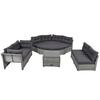 Patio Furniture Set Outdoor Furniture Daybed Rattan Sectional Furniture Set Patio Seating Group