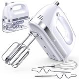 Hand Mixer Electric, 400W Food Mixer 5 Speed Handheld Mixer, 5 Stainless Steel Accessories, Storage Box, Kitchen Mixer with Cord