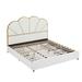 Elegant Design King Size Platform Bed