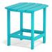 Outdoor Side Table;Plastic End Tables for Patio;Backyard;Outdoor Companion;Easy Maintenance Weather Resistant Lawn Furniture