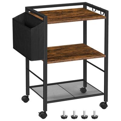 3 Tier Mobile Printer Table - 20.5 x 15.7 x 31.7
