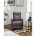 Power Recliner Chair with USB Charge Port, Electric Recliner Chair for Elderly, Single Overstuffed Recliner Sofa Chair, Grey