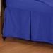 aBaby Pleated Crib Skirt in Blue | 28 W x 52 D in | Wayfair 25060-blue