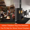 Indoor Fireplace Fireproof Carpet Fireplace Carpet Fire Mat Fireplace Fire Mat Multi-purpose