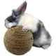 6/10cm Pet Chew Toy Natural Grass Ball For Rabbit Hamster Guinea Pig For Tooth Cleaning Small Pet