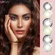 UYAAI 2Pcs Color Contact Lenses for Eyes Blue Gray Eye Colored Lenses Beautiful Pupil Yearly Makeup