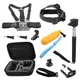 for GoPro Hero Action Camera Set 11 in 1 Selfie stick monopod Chest Head Strap Mount Kits for Yi 4K